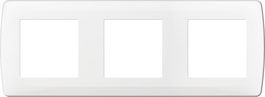 Plaque blanche 3p. ent71mm