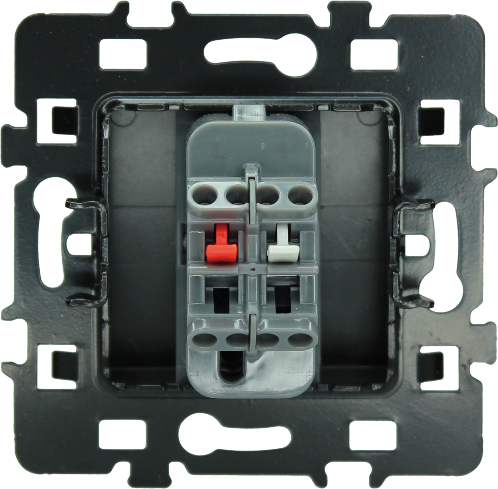 Bouton- poussoir anthracite