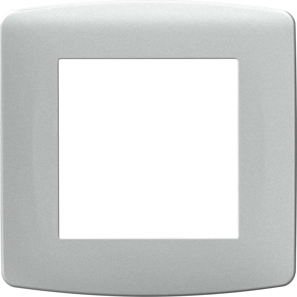 "Plaque ""silver"" 1 poste"