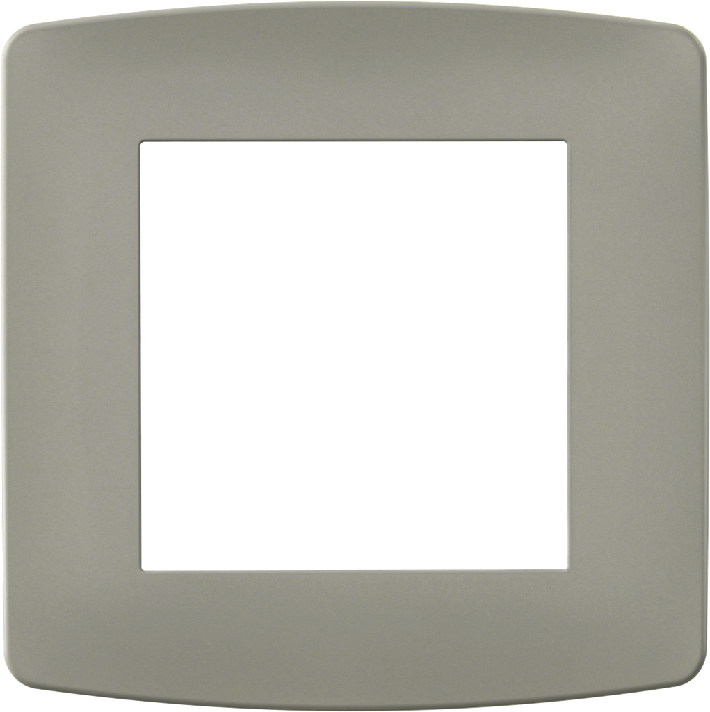 Plaque taupe 1 poste