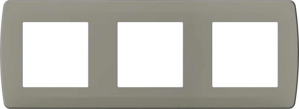 Plaque taupe 3 positionstes