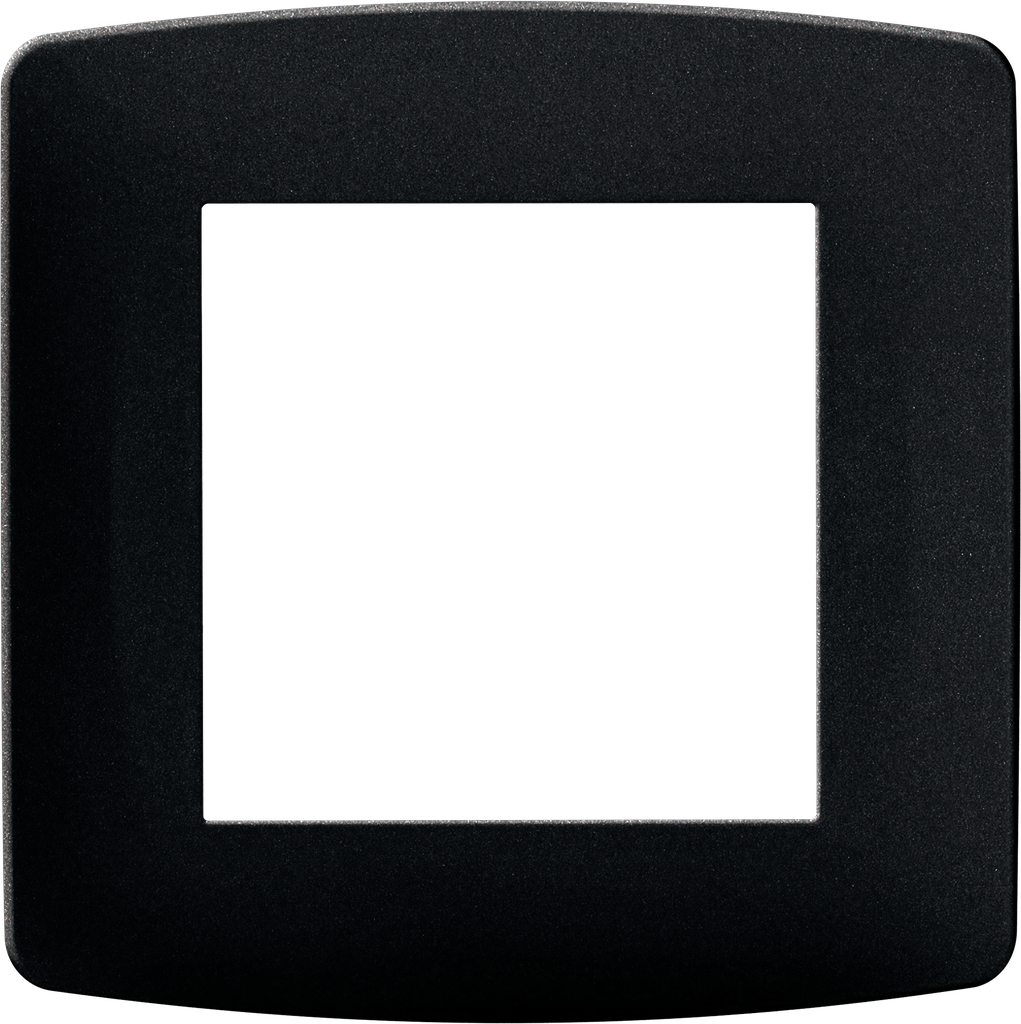 Plaque antracite 1 poste