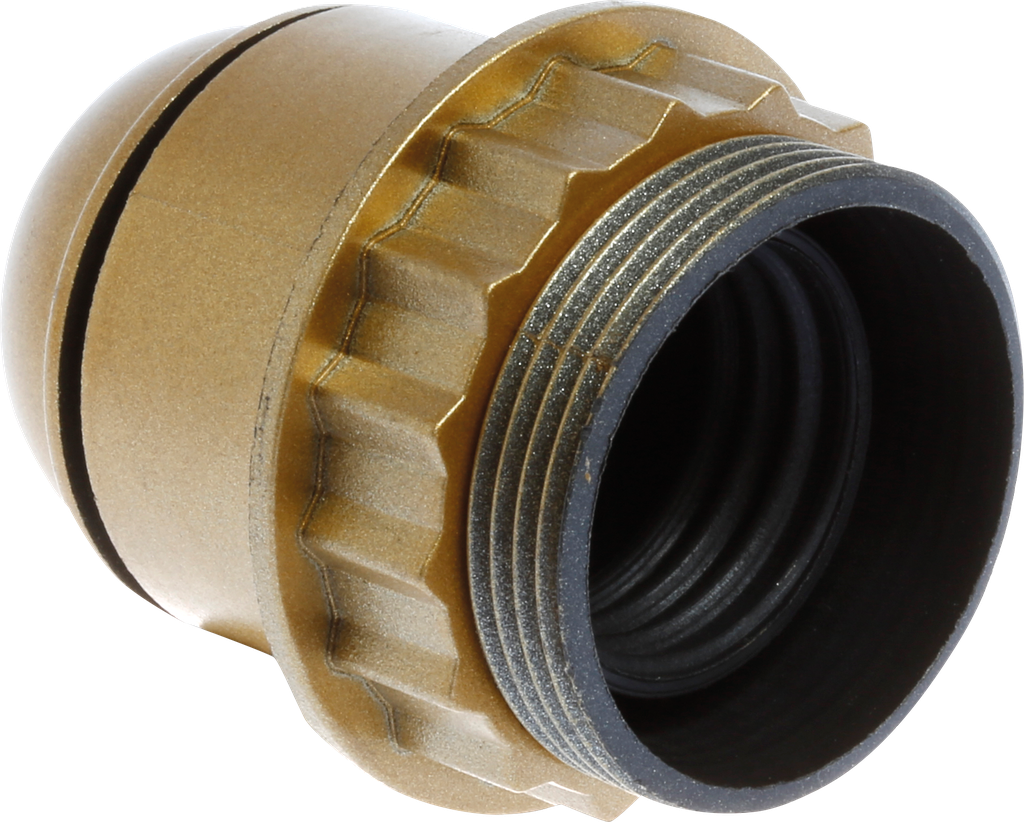 Douille E 27 double bague or