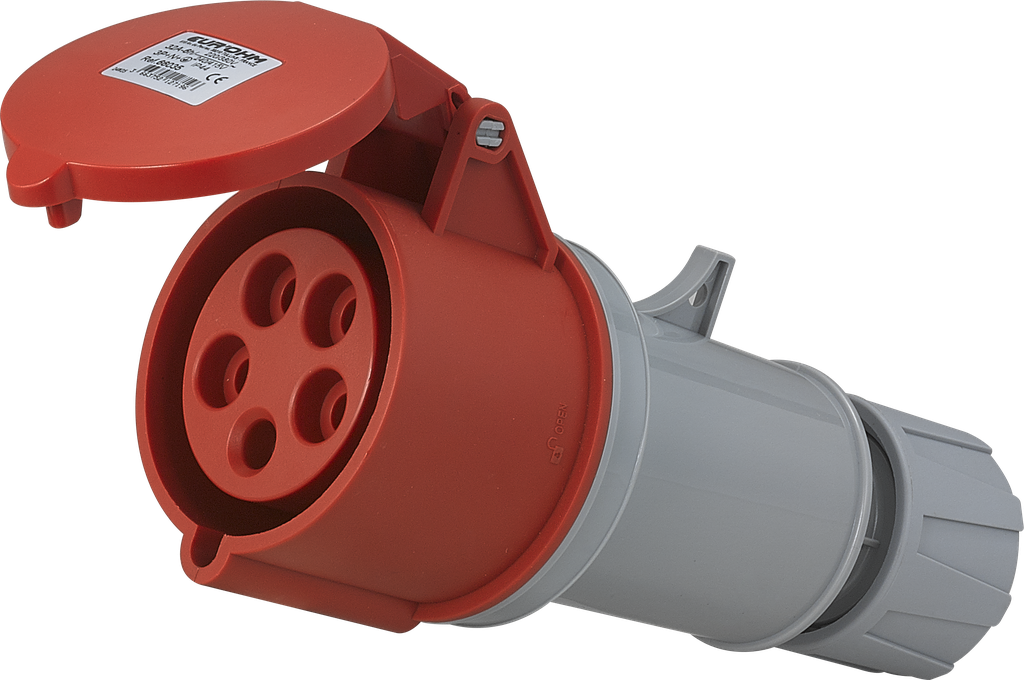 Prise industrielle mobile droite 3P+N+T 32A 400V AC IP44