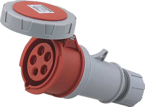 Prise industrielle mobile droite 3P+N+T 16A 400V AC IP67