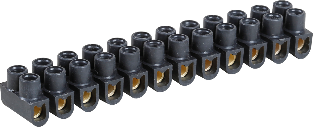 Barrette laiton noire 2,5 mm²