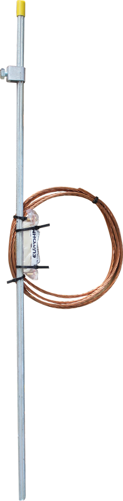 Kit piquet galva 1m + barette de terre + 3m cablette 25²