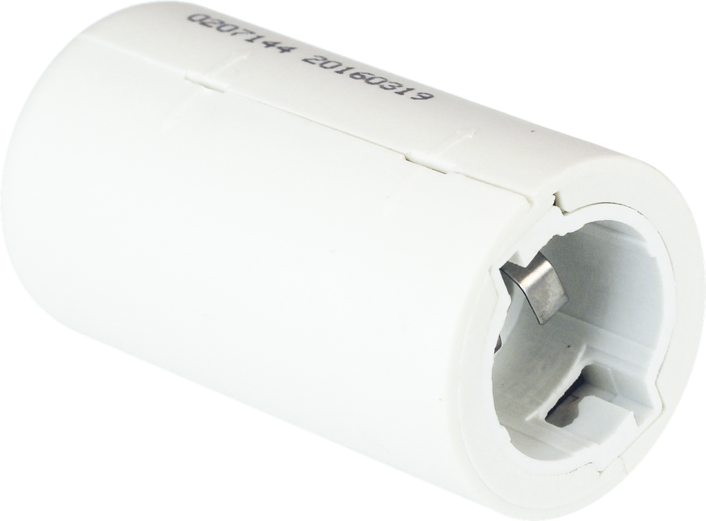 Douille de chantier B22 blanche (étiquette unitaire)