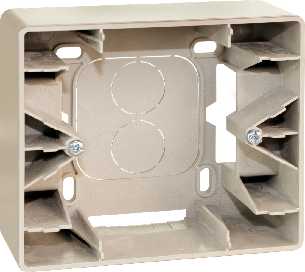 COMETE Cadre saillie 1 poste type B TITANE