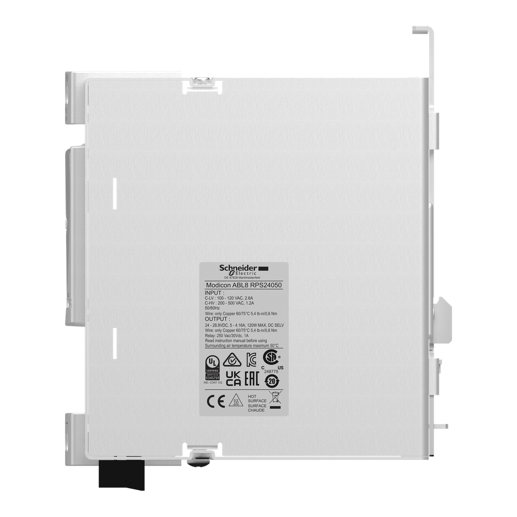 Phaseo ABL8 - alimentation à découpage - 5A - 200 à 500V mono/biphasé - 24Vcc