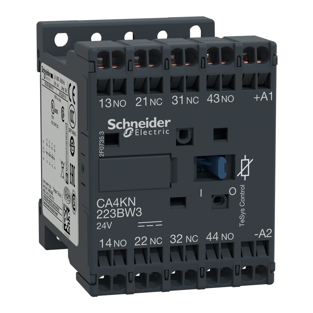 TeSys CA4K - contacteur - 2F+2O - instantané - 10A - 24Vcc