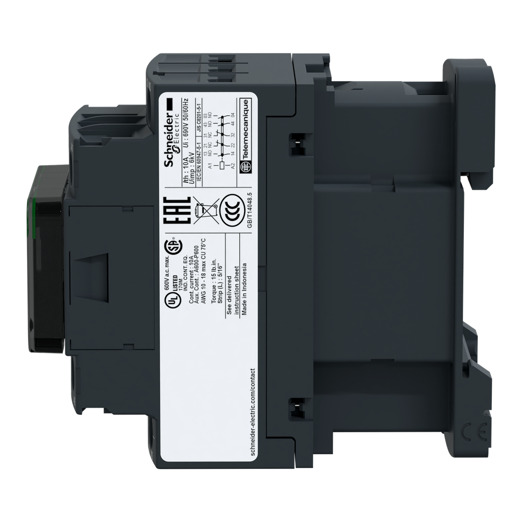 TeSys CAD32 - contacteur - 3F+2O - instantané - 10A - 400Vca
