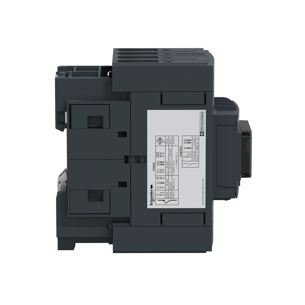 TeSys D Green - contacteur 4P (4NO) 66A - 48/130VCA/CC - basse conso - vis