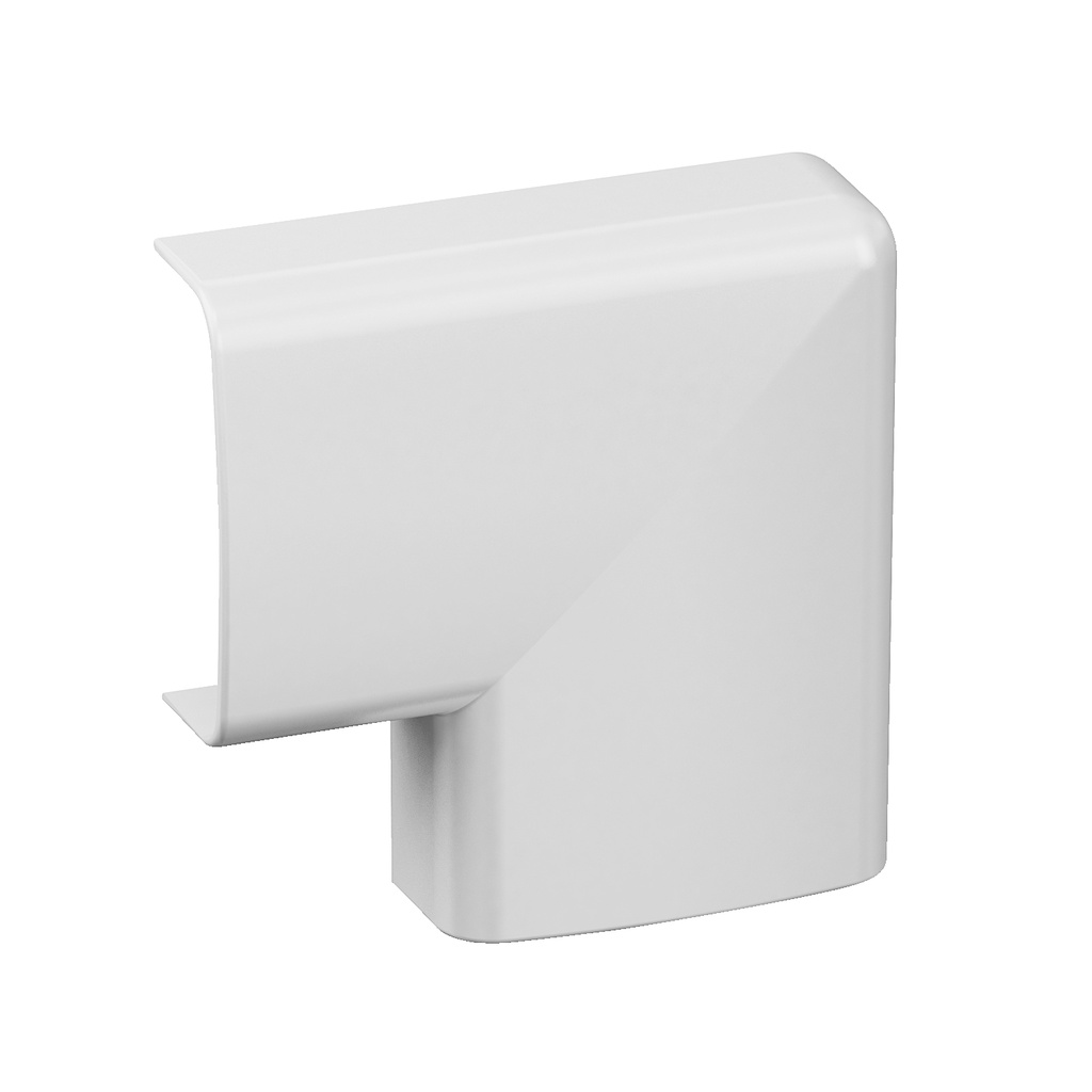 OptiLine Mini angle plat à 90° 15x35 Blanc Polaire