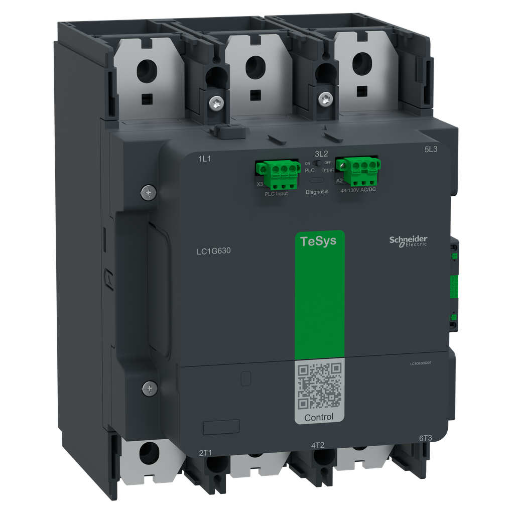 TeSys Giga, 3P(3NO), 6305A, bobine AC/DC 48V…130V, application SNCF, Avanced