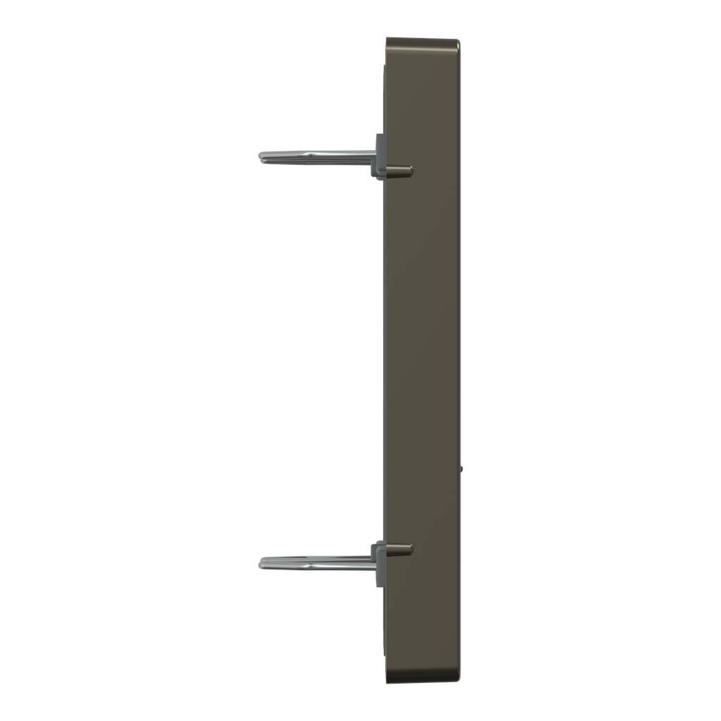 D-Life - enjoliveur prise support double RJ45 compatible keystone - métal mocca