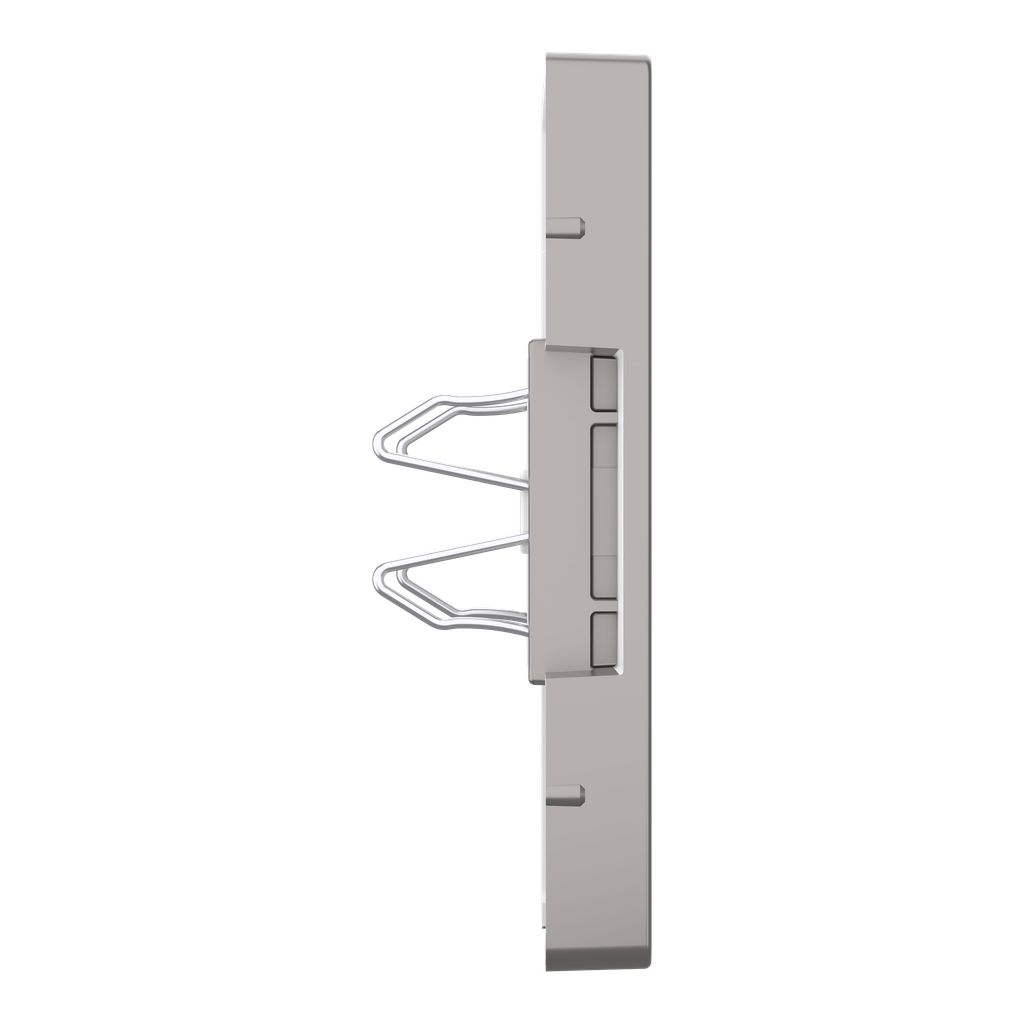 D-Life - enjoliveur prise double RJ45 S-One - porte-étiquette - métal nickel