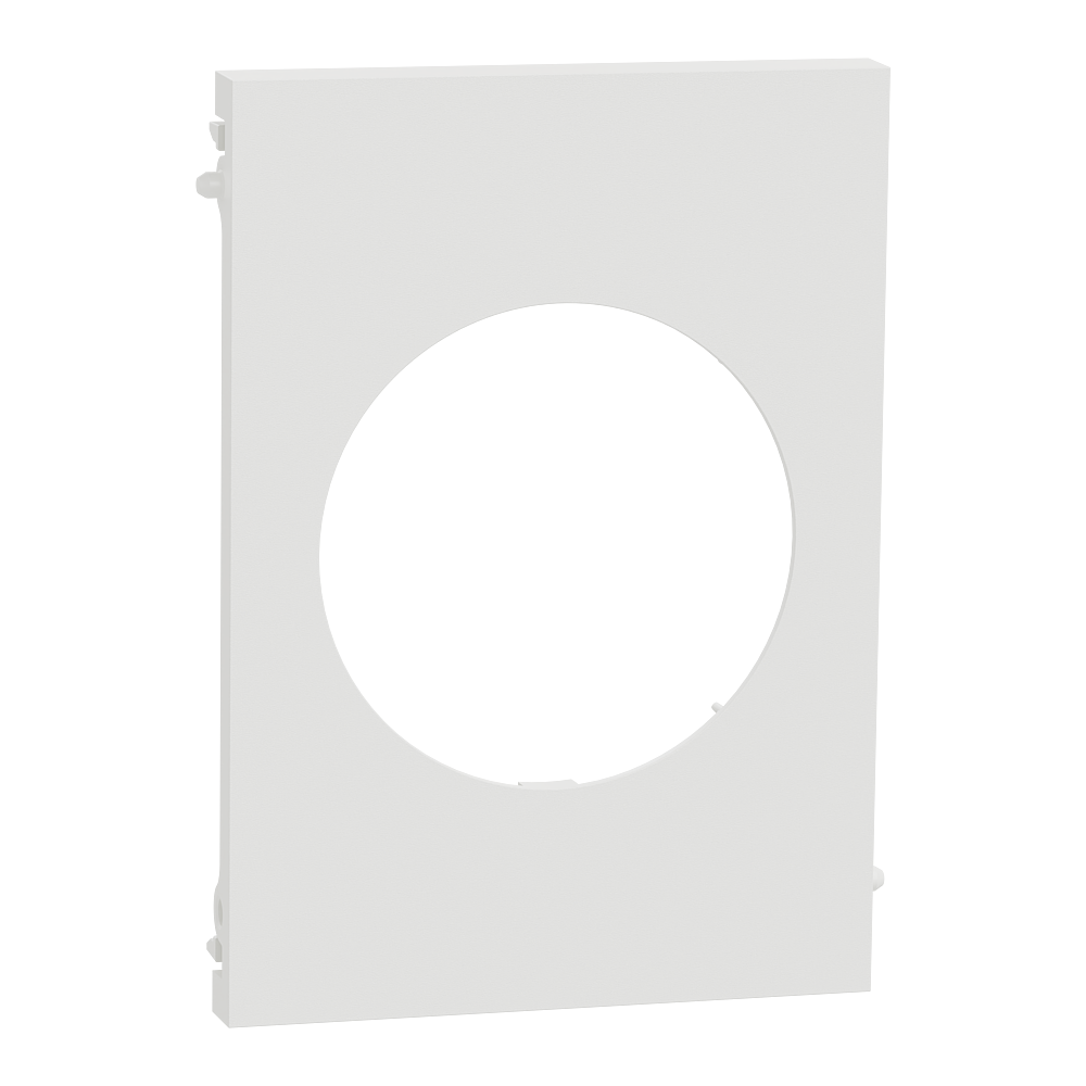 Odace Architecte - plaque de finition centrale - couleur Blanc craie
