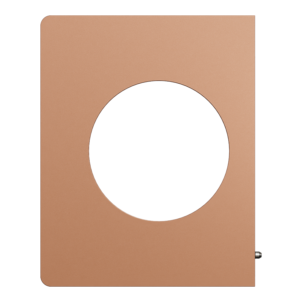 Odace Architecte - plaque de finition latérale - effet Cuivre