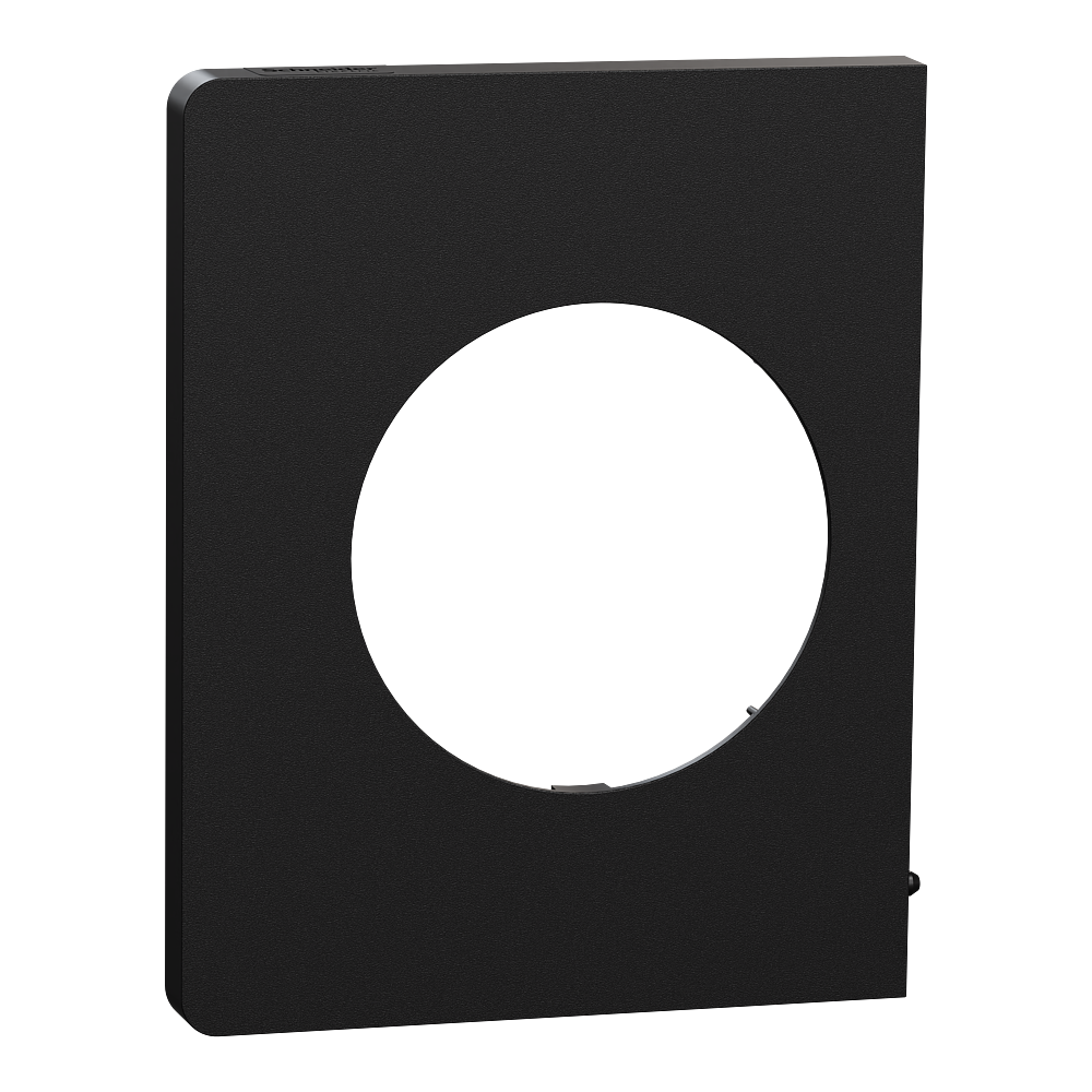 Odace Architecte - plaque de finition latérale - couleur Noir onyx