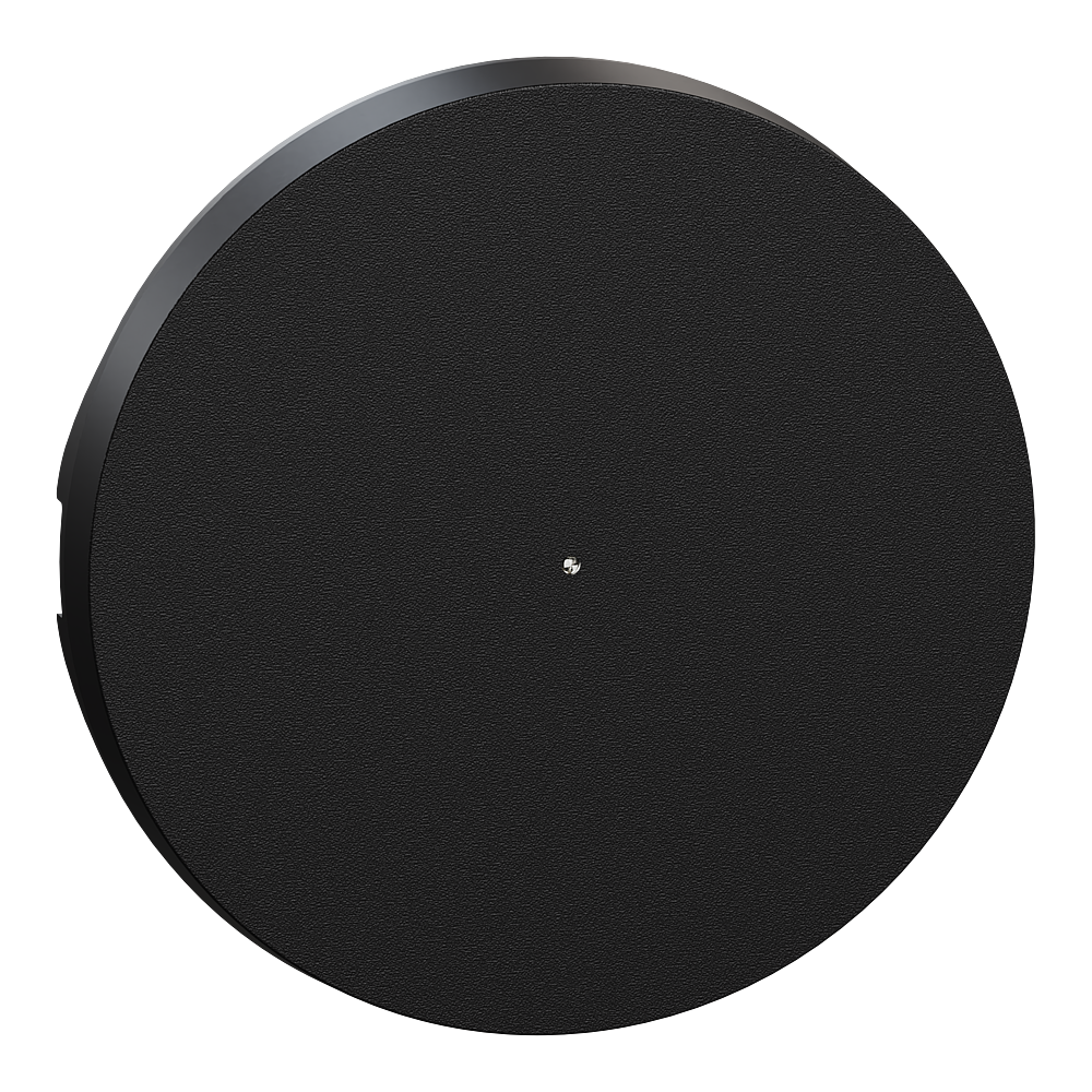 Odace - enjoliveur seul à voyant - pour va-et-vient ou poussoir - noir onyx