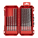 FORETS SDS PLUS MX4 4 TAILLANTS SET DE 10 FORÊTS SDS+ 4 TAILLANTS MX4