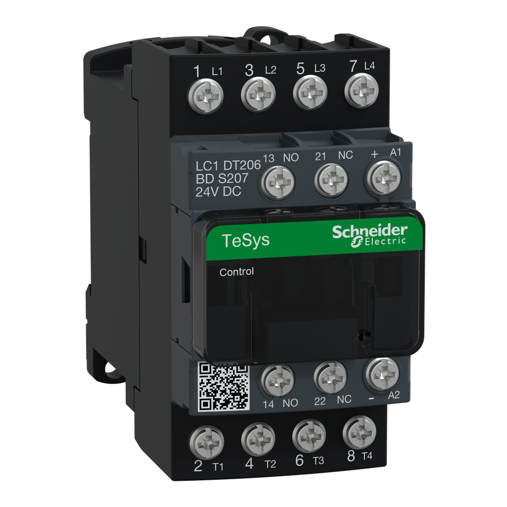 TeSys D - Contacteur tesys lc1d 4p ac1 440v 20 a bobine 24 v cc