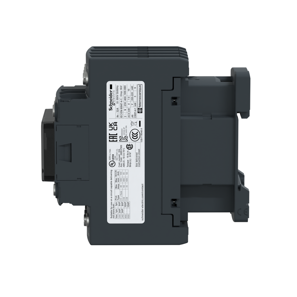 TeSys LC1D - contacteur - 4P - AC-1 440V - 32A - bobine 24Vca