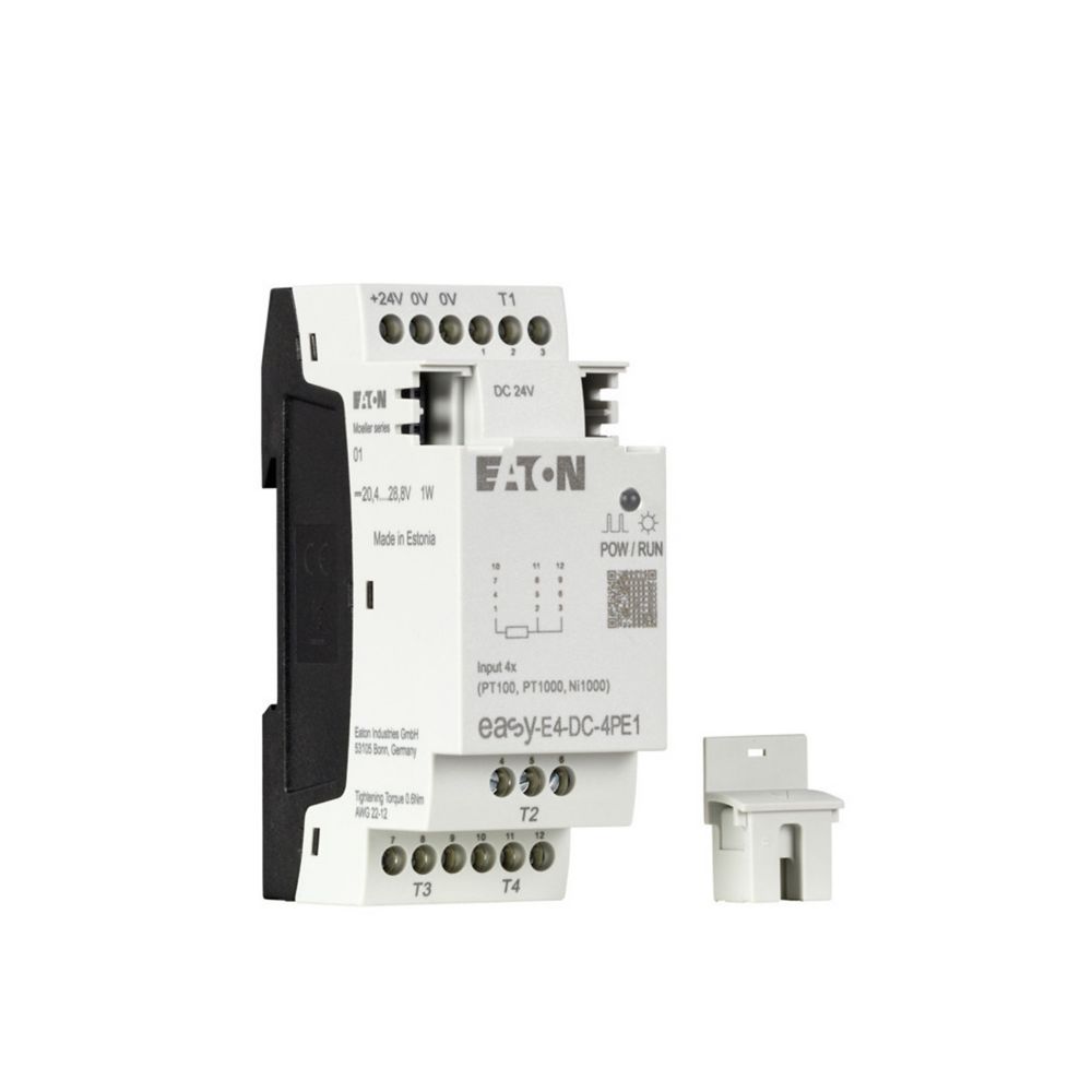 Extension E/S, 4 entrées température, 3 fils, Pt100/1000/Ni1000,