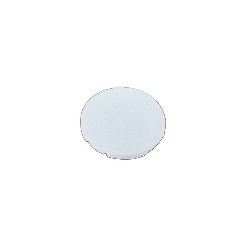 Étiquette, plate blanche, sans inscription