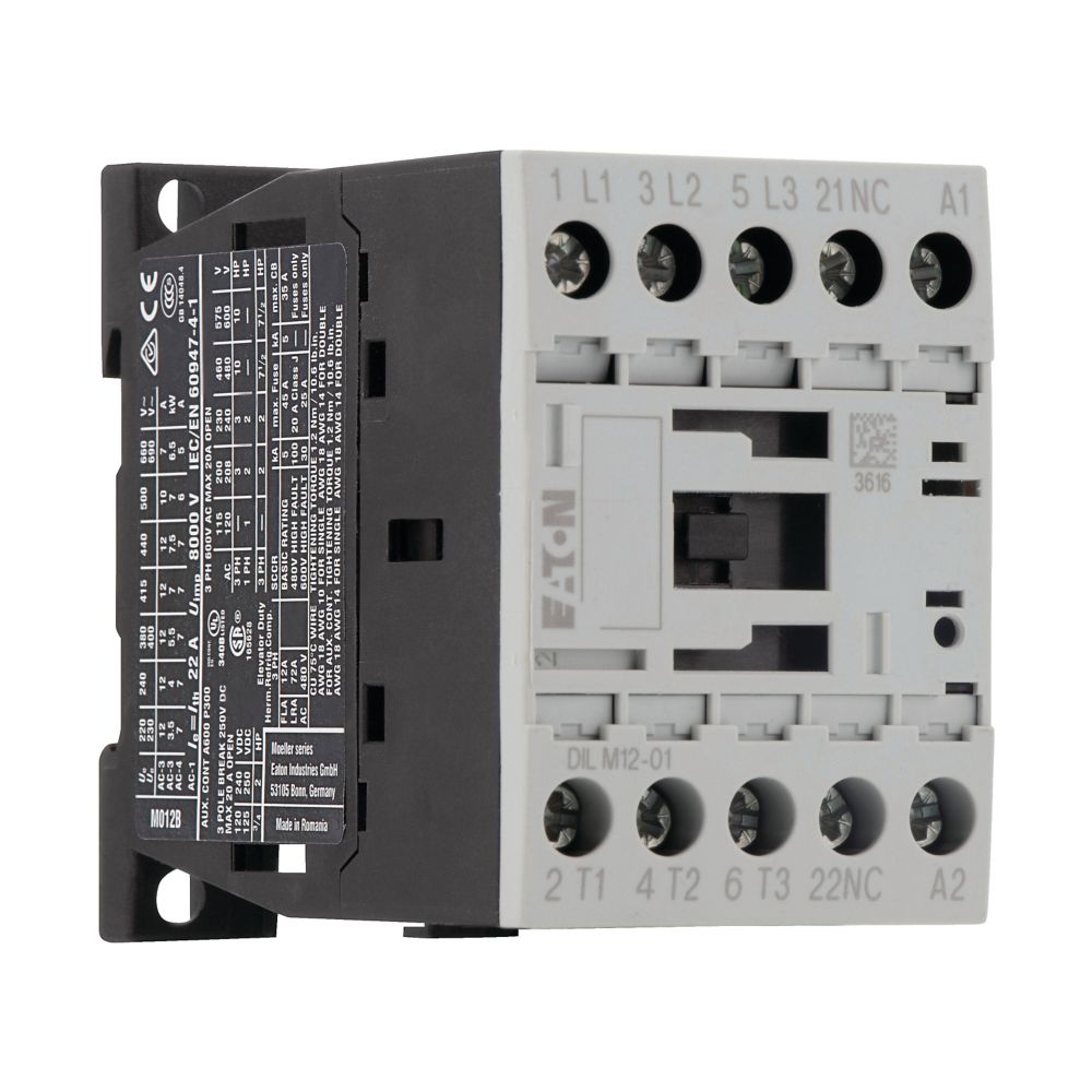 Contacteur de puissance, 3p+1O, 5.5kW/400V/AC3