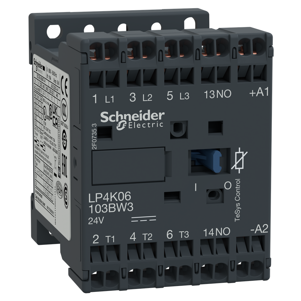 TeSys LP4K - contacteur - 3P - AC-3 440V - 12A - bobine 24Vcc