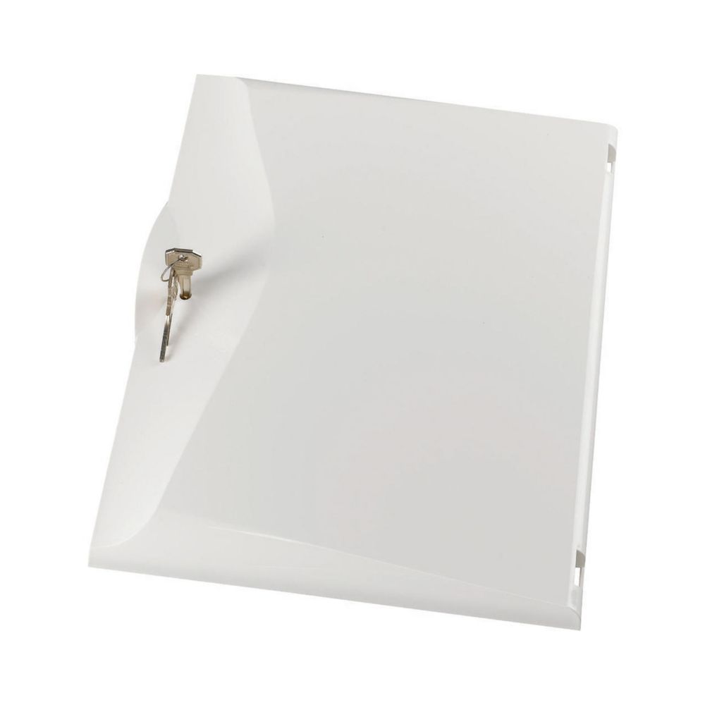 Porte opaque RAL9010 - avec serrure