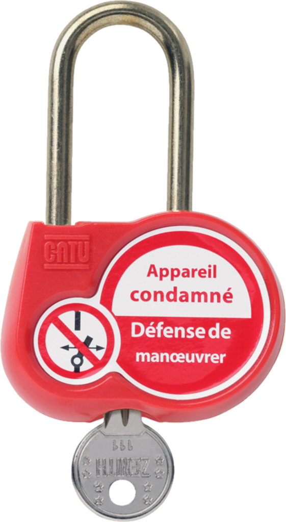 cadenas de condamnation 50mm clé identique 2222