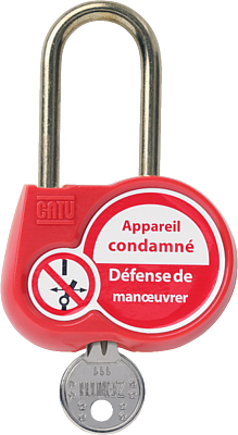 cadenas de condamnation 50mm clé identique 7777
