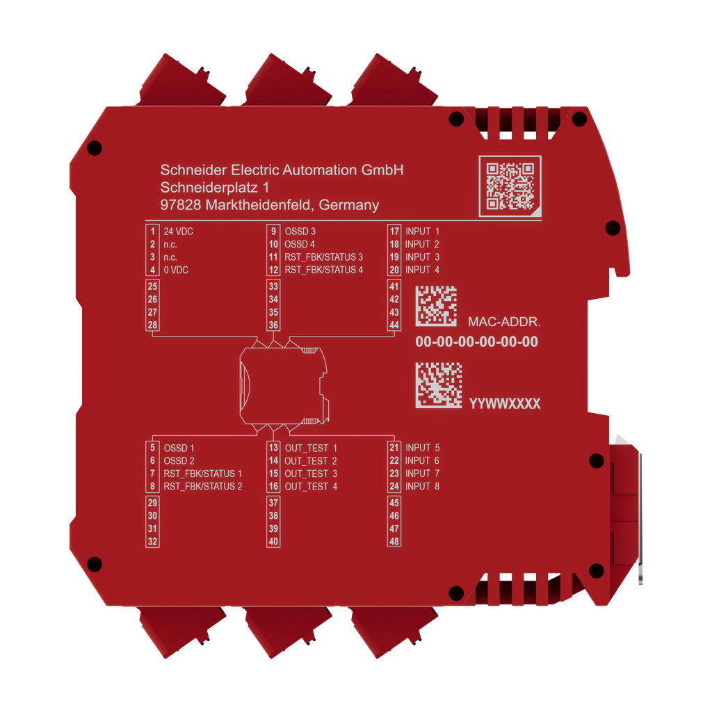 Preventa XPSMCM - UC + Com 4 protocoles - 8E / 4S - Ressort