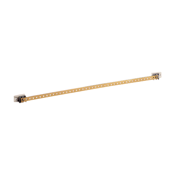 Actassi - barrette isolée pour châssis 19P - laiton - 480x10x5mm - 40 connexions