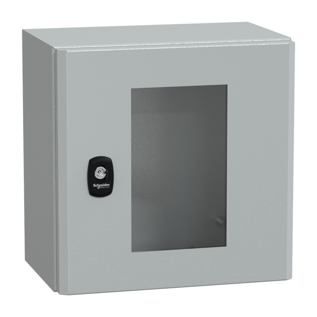 PanelSeT S3D - Enveloppe acier - H300xL300xP200 mm - porte vitrée