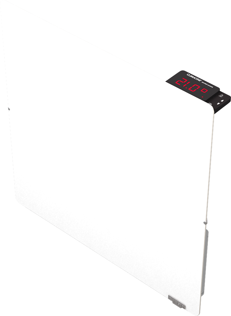 TOUCH SILICIUM 800W CARRE 50X50CM BLANC QUARTZ