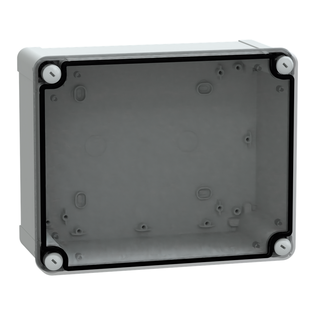 PanelSeT - boîte industrielle - transparente - 241x192x105mm - PC