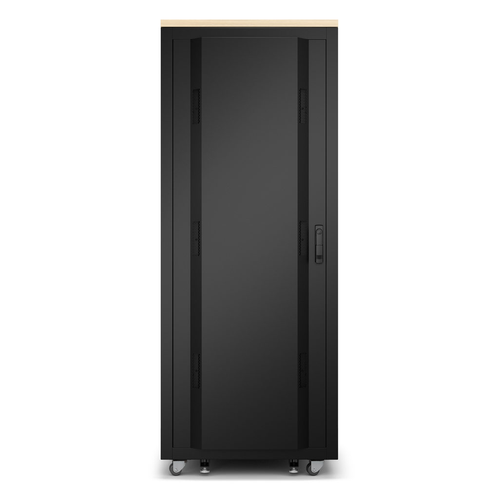 APC NetShelter - rack informatique insonorisé - 38U - Finition Erable