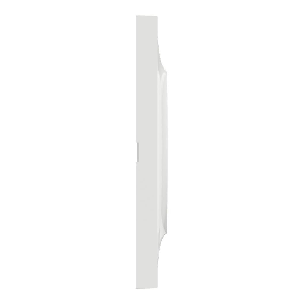 Odace 2011 Styl -  plaque 4 postes H/V entraxe 71mm blanc