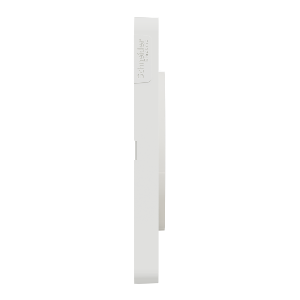 Odace 2011 Touch - plaque 2 postes H/Vt 71mm bois nordique avec liseré blanc