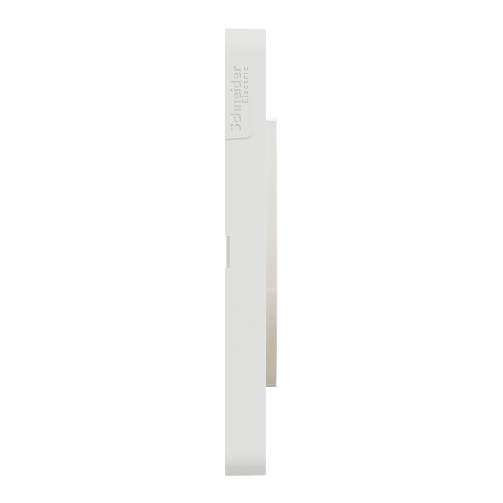 Odace 2011 Touch - plaque 3 postes H/Vt 71mm bois naturel avec liseré blanc