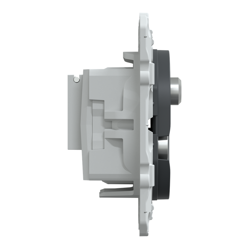 Ovalis - prise TV-R-SAT - Anthracite