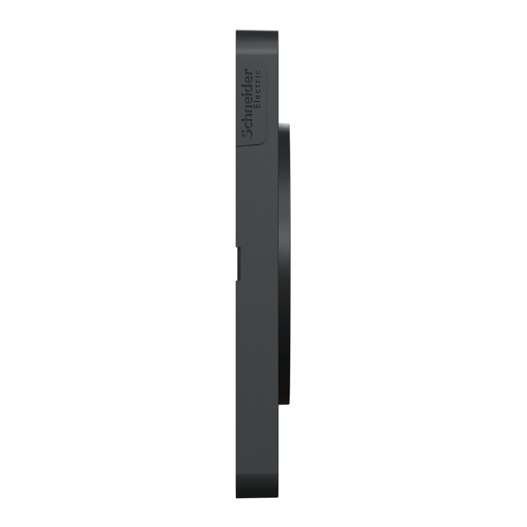 Odace 2011 Touch - plaque 2 postes H/V 71mm bois zebrano avec liseré anthracite