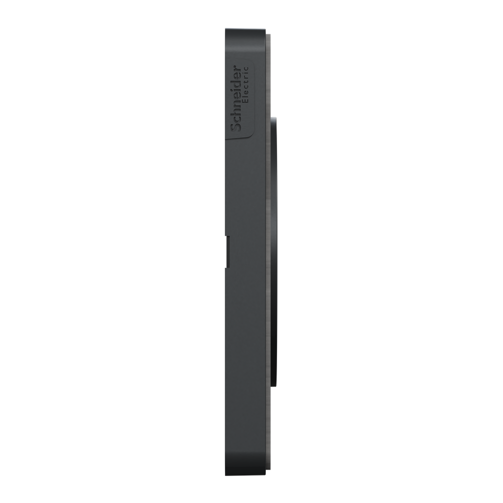 Odace 2011 Touch - plaque 4 postes H/V 71mm ardoise avec liseré anthracite