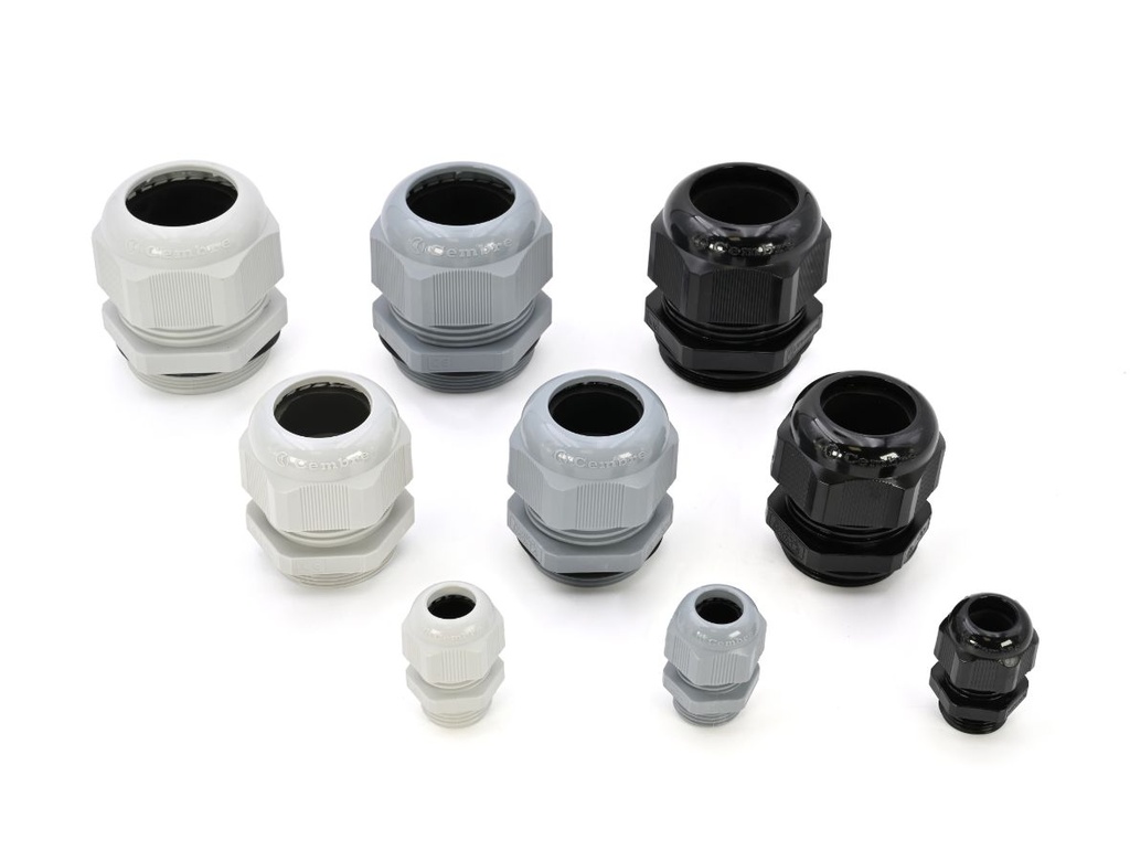Presse-étoupe en polyamide IP68 Pg48 gris (RAL 7035)