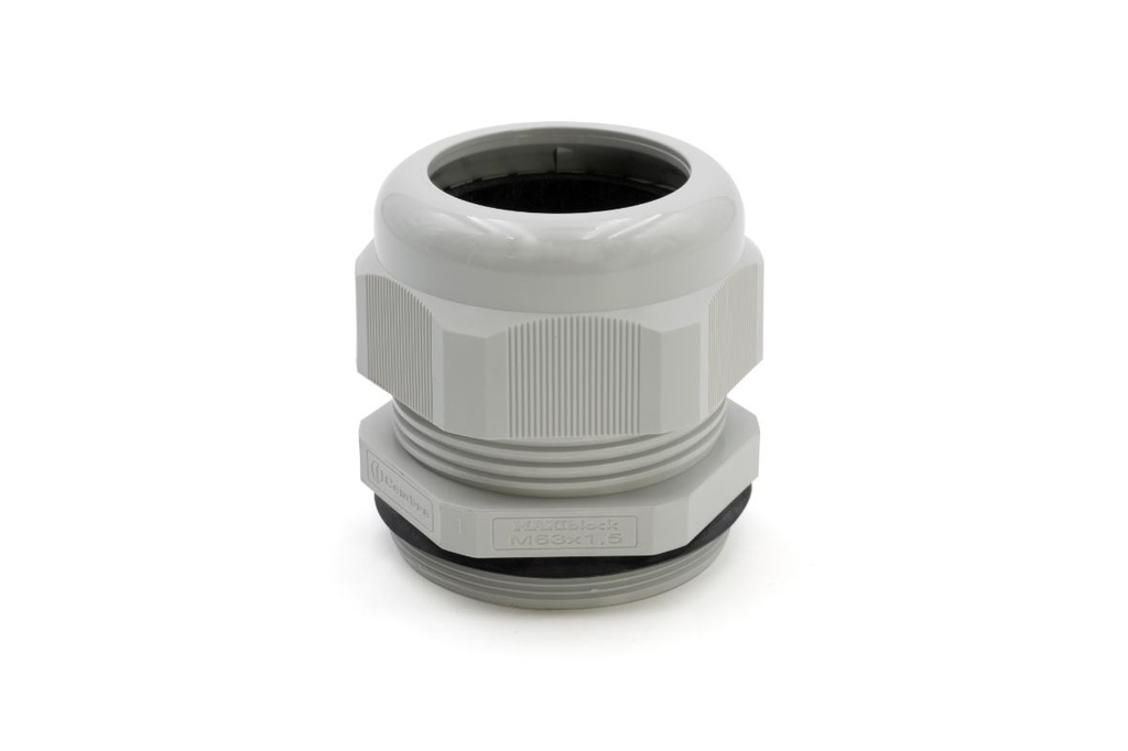 Presse-étoupe en polyamide IP68 ISO 63 gris (RAL 7035)