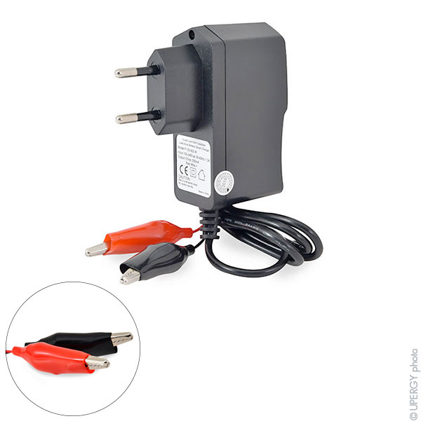Unité(s) Chargeur plomb NX 12V/0.2A 110-230V - pinces crocodiles (Intelligent)
